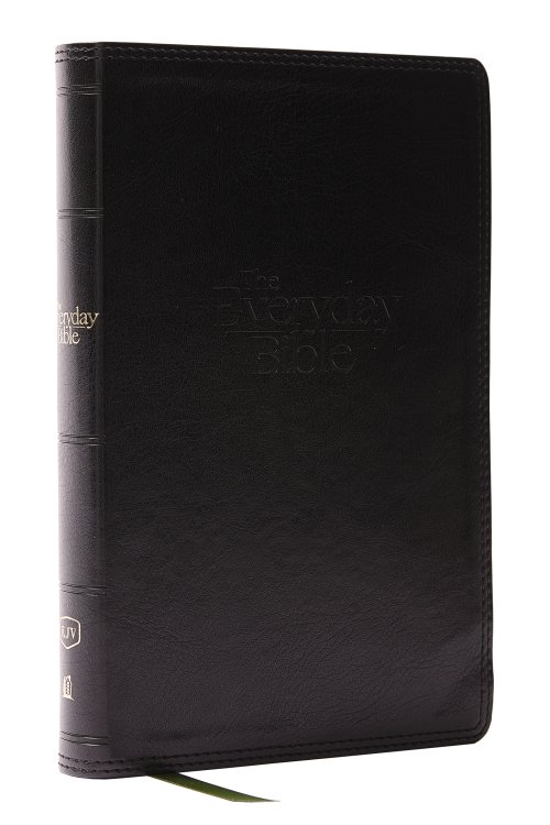 KJV, The Everyday Bible, Black Leathersoft, Red Letter, Comfort Print