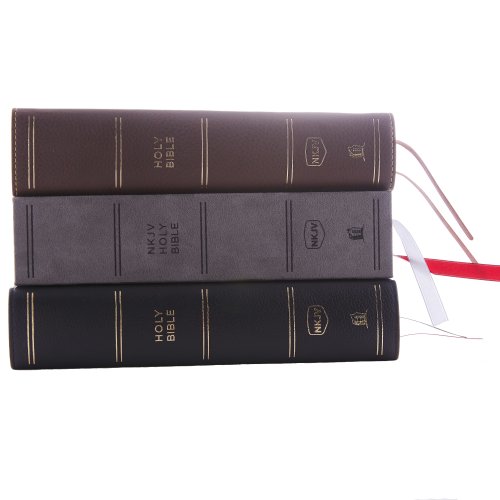 NKJV, Single-Column Reference Bible, Genuine Leather, Blue, Comfort Print