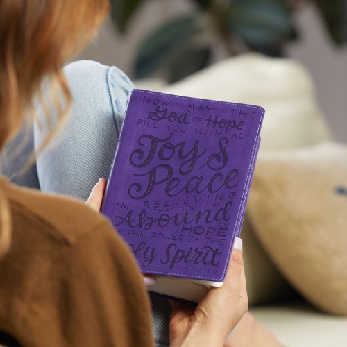 NKJV, Holy Bible for Kids, Verse Art Cover Collection, Leathersoft, Purple, Comfort Print