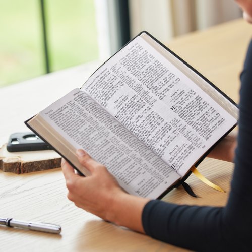 KJV Holy Bible: Large Print with 53,000 Center-Column Cross References, Black Leathersoft, Red Letter, Comfort Print (Thumb Indexed): King James Version