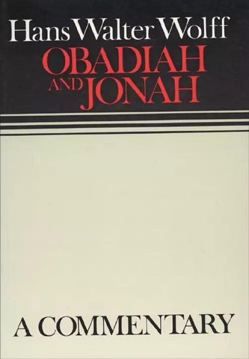 Obadiah & Jonah : Continental Commentaries Series