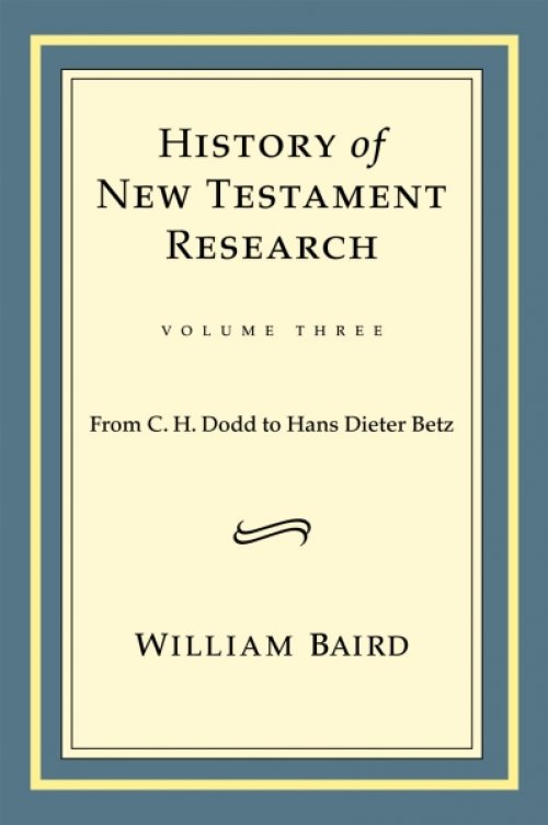 History of New Testament Research