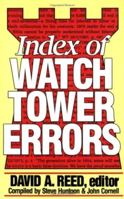 Index of Watchtower Errors, 1879 to 1989