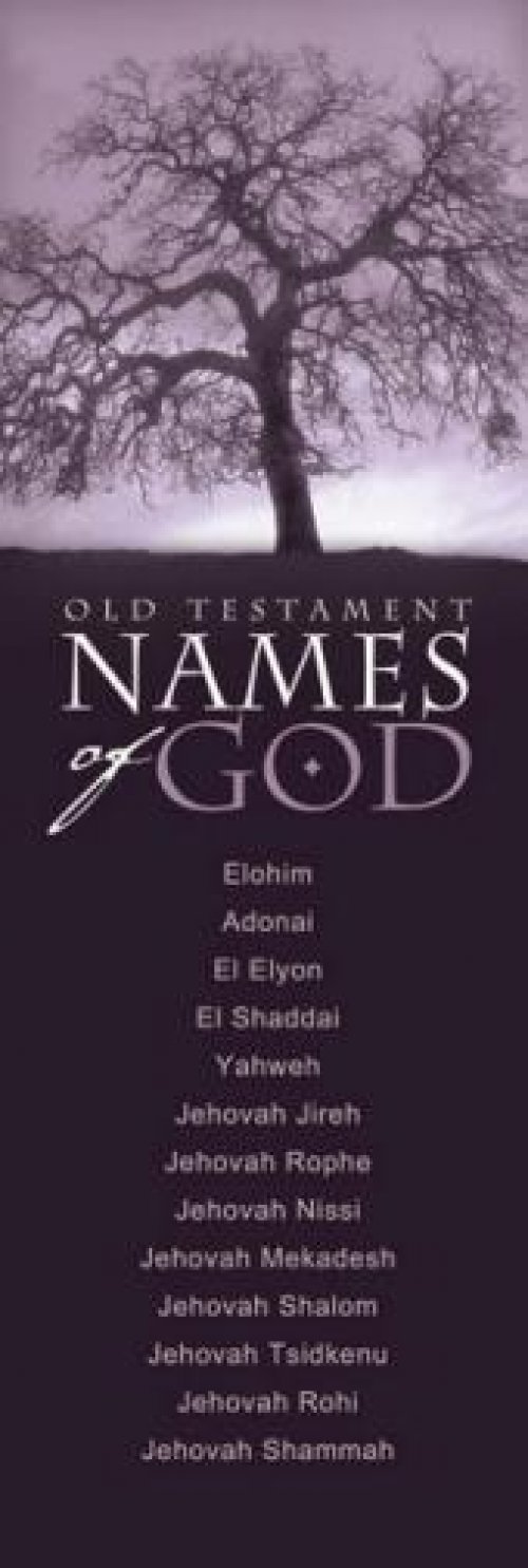 Bookmark-Names Of God In Old Testament (Pack Of 25)