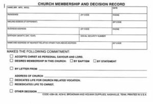 Record Membership & Decision