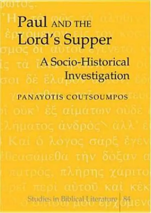 Paul and the Lord's Supper