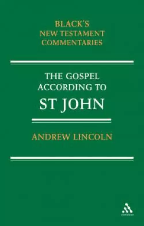 John : Black's New Testament Commentaries 