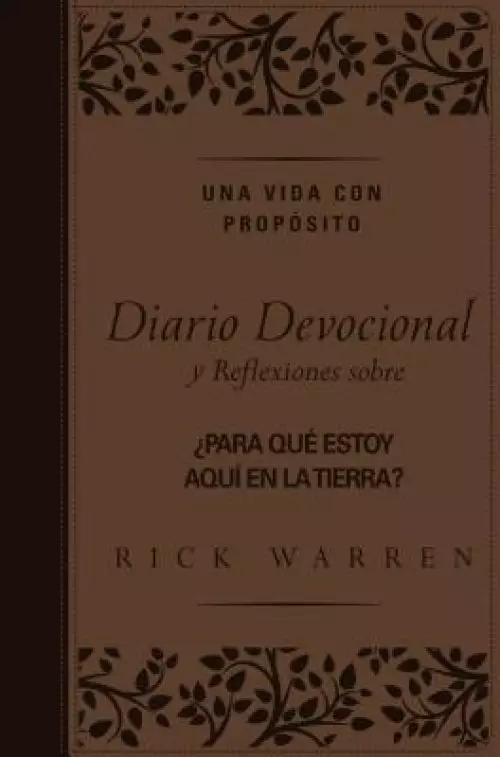 Una vida con propósito diario devocional, Leathersoft