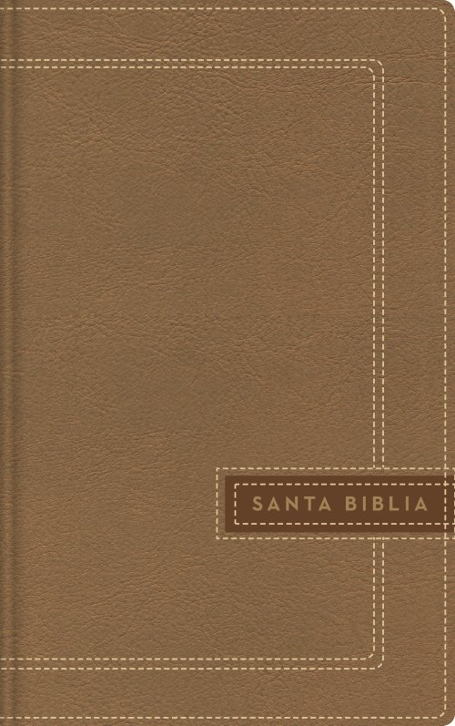 Biblia NBLA, Una Columna con Referencias, Letra Grande, Leathersoft, Beige, Edición Letra Roja