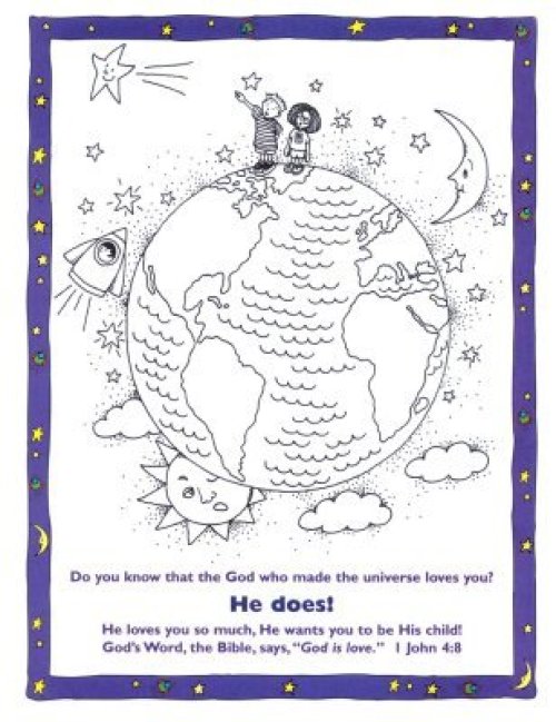 God Loves You Colouring Book