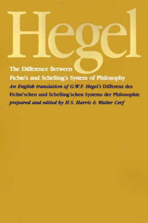 The Difference Between Fichte's and Schelling's System of Philosophy