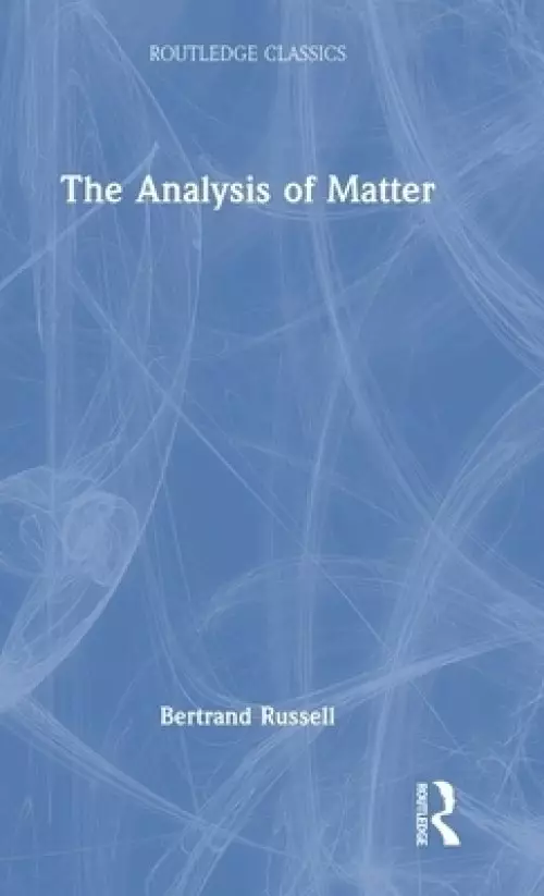 The Analysis of Matter