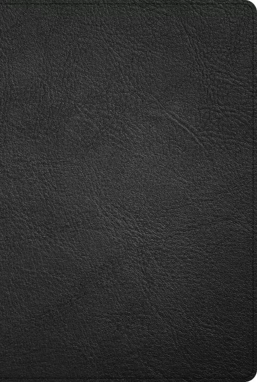 KJV Pastor's Bible, Black Genuine Leather