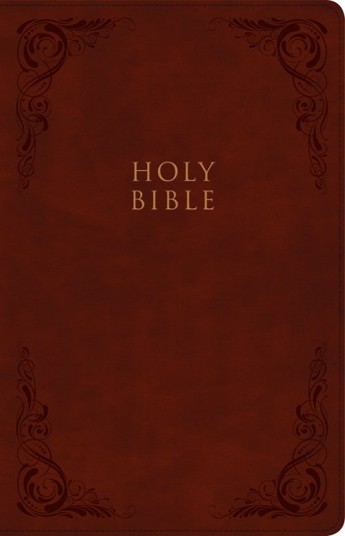 CSB Large Print Personal Size Reference Bible, Burgundy LeatherTouch, Indexed