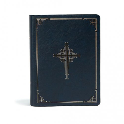 CSB Ancient Faith Study Bible, Navy, Imitation Leather