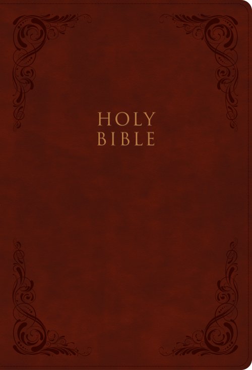 CSB Super Giant Print Reference Bible, Burgundy, Imitation Leather