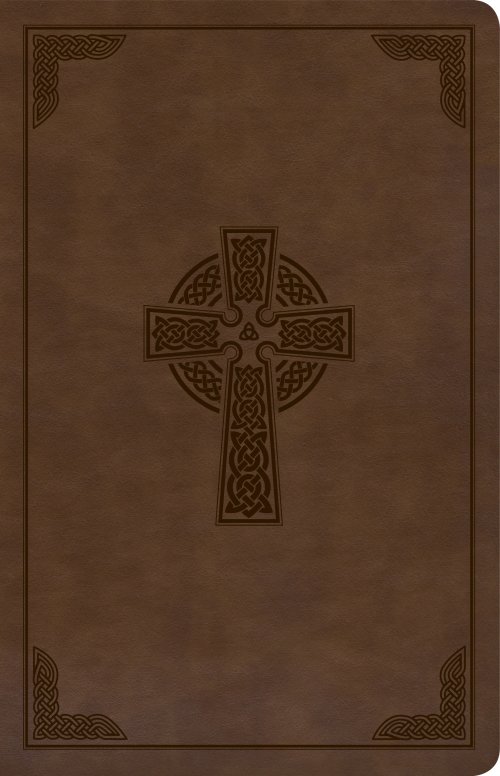 KJV Large Print, Brown, Imitation Leather, Personal Size, Reference