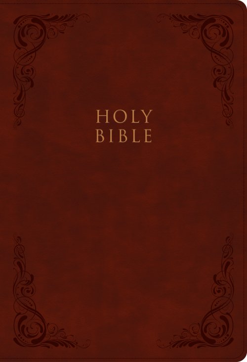 KJV Super Giant Print Reference Bible, Burgundy, Imitation Leather