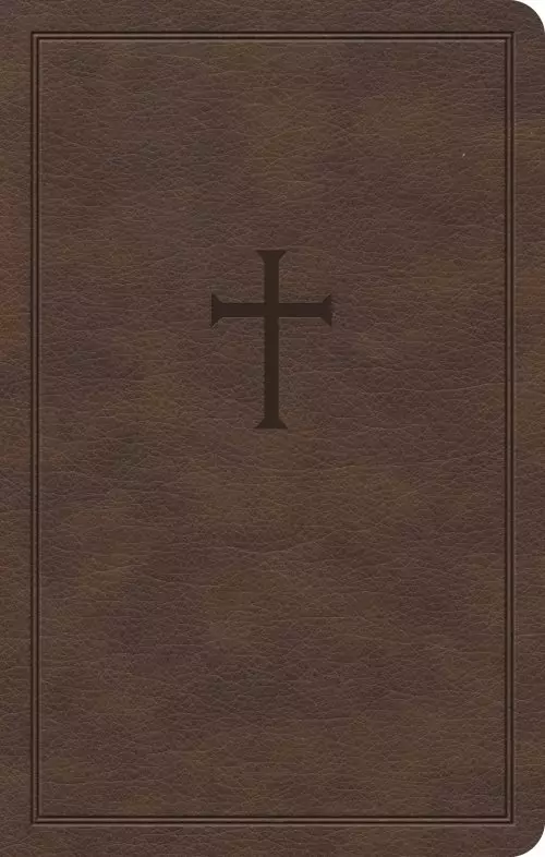 KJV Personal Size Bible, Brown LeatherTouch