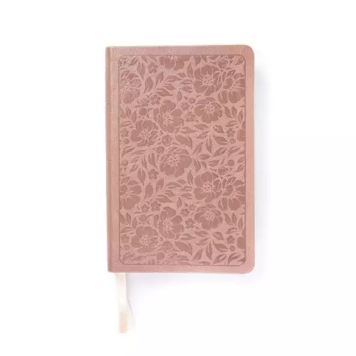 KJV Personal Size Bible, Rose Gold LeatherTouch