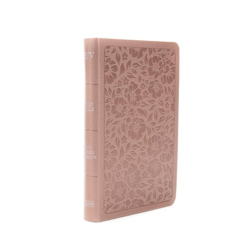 KJV Personal Size Bible, Rose Gold LeatherTouch