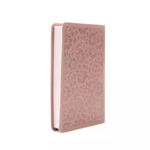 KJV Personal Size Bible, Rose Gold LeatherTouch