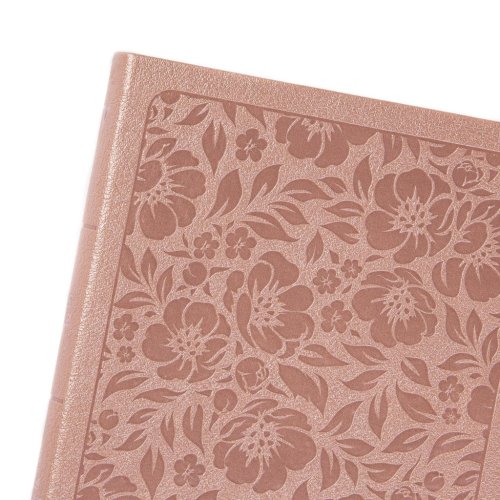 KJV Personal Size Bible, Rose Gold LeatherTouch