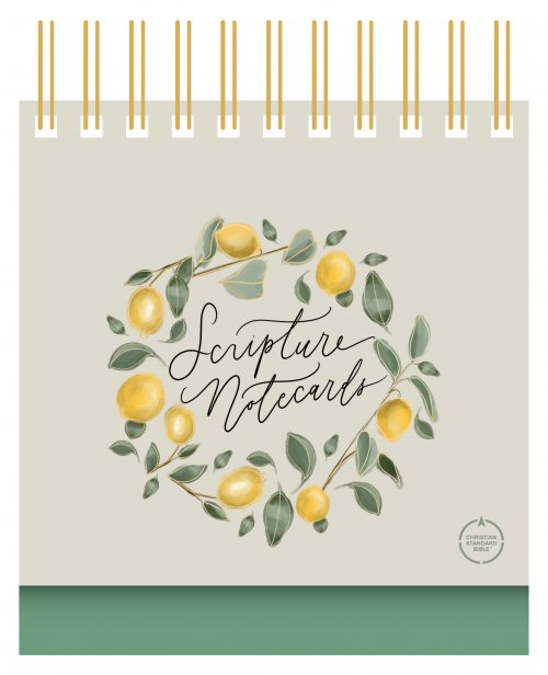 CSB Scripture Notecards, Hosanna Revival Edition, Lemons