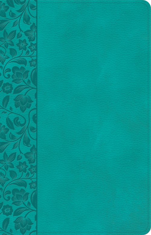 NASB Large Print Personal Size Reference Bible, Teal LeatherTouch