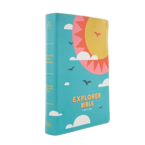 CSB Explorer Bible for Kids, Hello Sunshine LeatherTouch