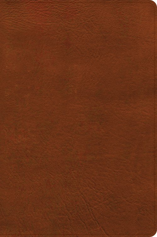 NASB Giant Print Reference Bible, Burnt Sienna LeatherTouch