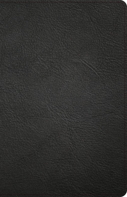 CSB Thinline Bible, Black Genuine Leather