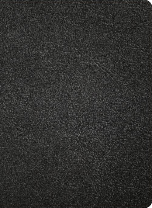 CSB Pastor's Bible, Verse-by-Verse Edition, Holman Handcrafted Collection, Black Premium Goatskin