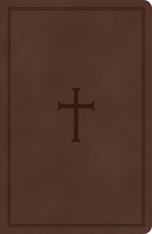 KJV Thinline Bible, Brown LeatherTouch