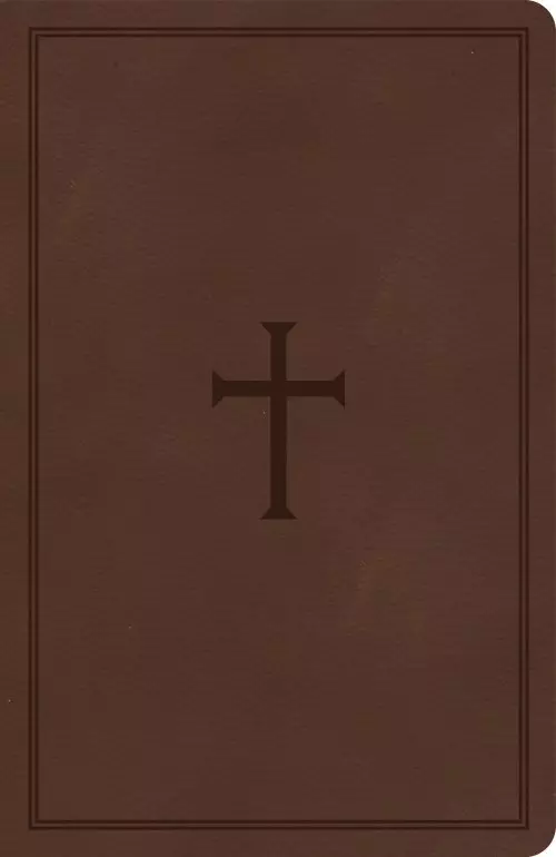 KJV Thinline Bible, Brown LeatherTouch