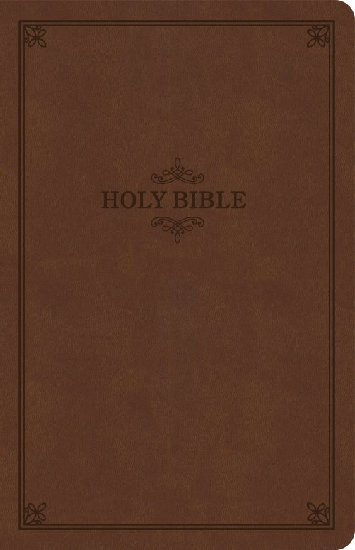 KJV Thinline Bible, Brown LeatherTouch, Value Edition