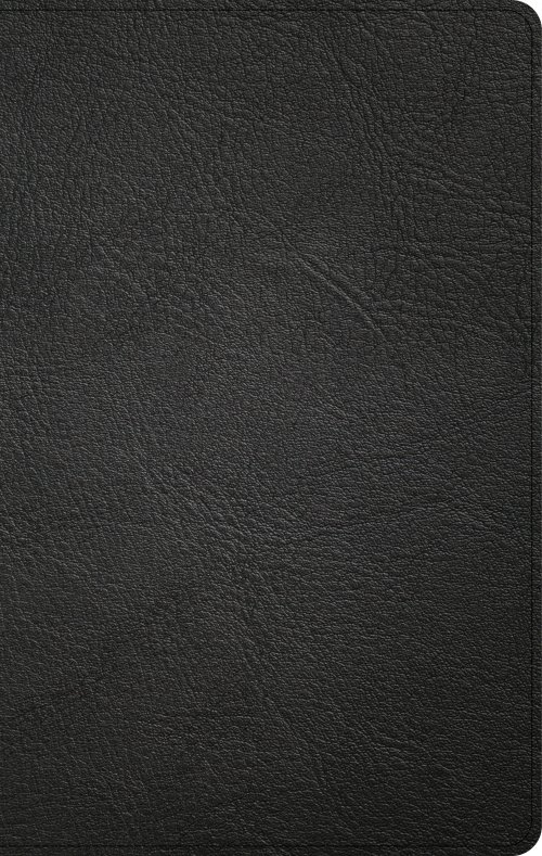 KJV Thinline Reference Bible, Black Genuine Leather, Indexed