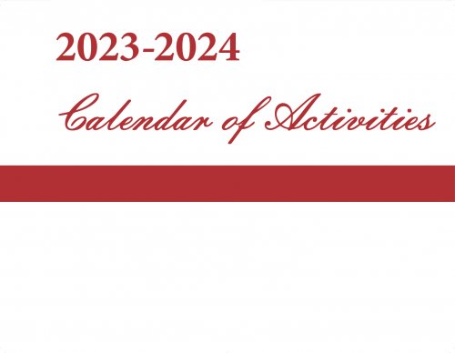 Calendar of Activities, 2023-2024: Free Delivery when you spend £10 at