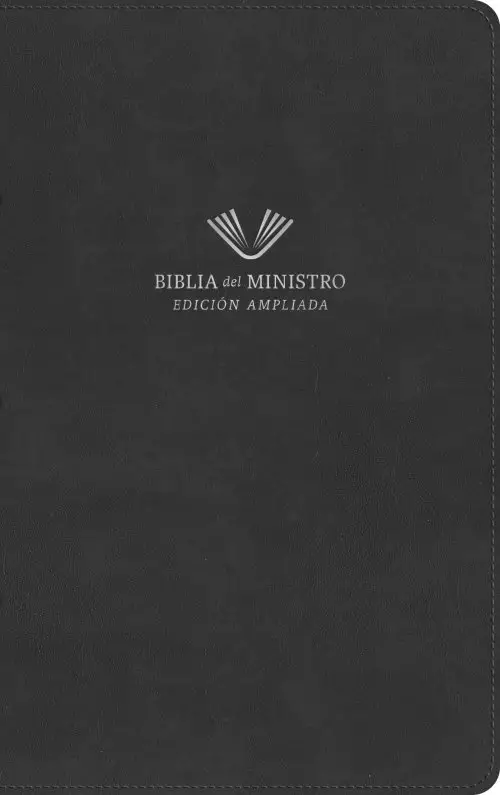 RVR 1960 Biblia del ministro, edición ampliada, negro piel fabricada