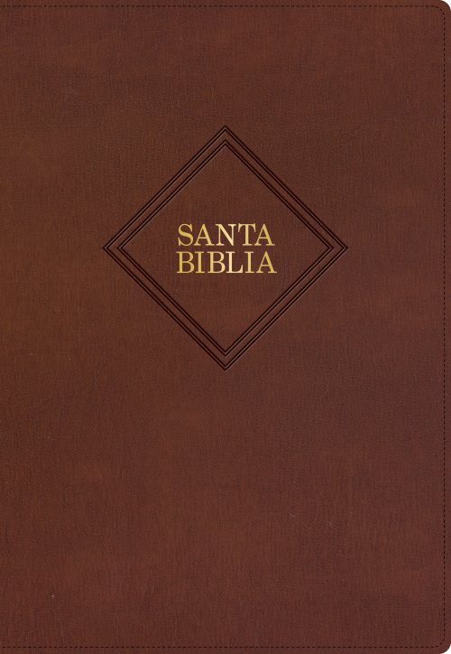 RVR 1960 Biblia letra supergigante, marrón piel fabricada (Edición 2023)