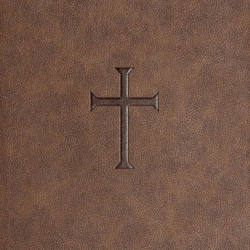 CSB Super Giant Print Reference Bible, Brown LeatherTouch