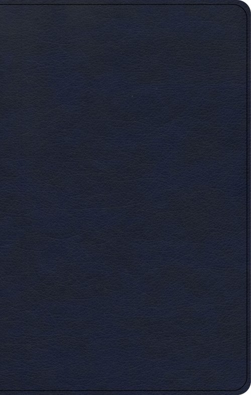 CSB Single-Column Personal Size Bible, Navy LeatherTouch