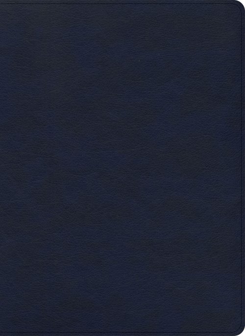 CSB Verse-by-Verse Reference Bible, Navy LeatherTouch