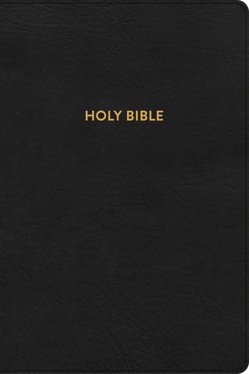 KJV Rainbow Study Bible, Black LeatherTouch, Indexed