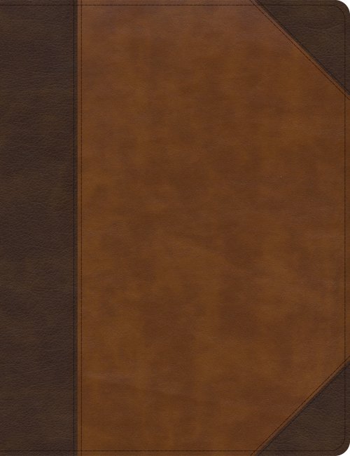 CSB Notetaking Bible, Large Print Edition, Brown/Tan LeatherTouch Over Board