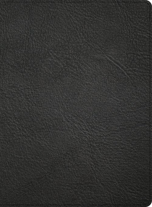 CSB Spurgeon Study Bible, Holman Handcrafted Collection, Black Premium Goatskin