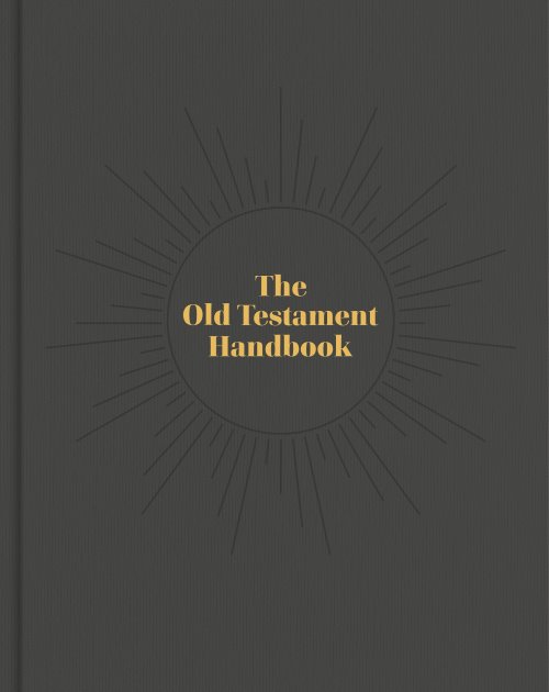 Old Testament Handbook, Charcoal Cloth Over Board