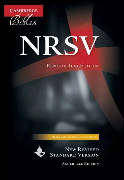 NRSV Popular Text Edition Black French Morocco Leather