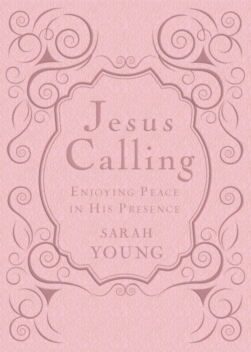 Jesus Calling, Pink Leathersoft, with Scripture References