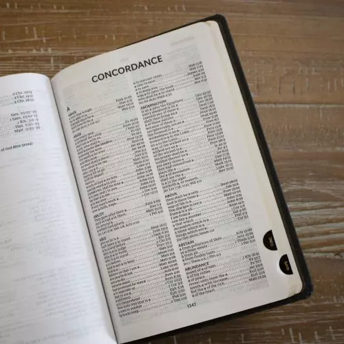 KJV Holy Bible: Compact Bible with 43,000 Center-Column Cross References, Brown Leathersoft, Red Letter, Comfort Print (Thumb Indexing): King James Version